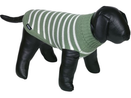Nobby sweater for dogs PASMA striped green 32cm