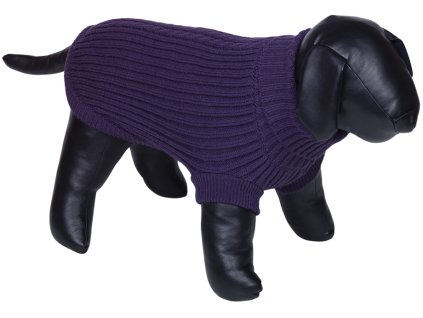 Nobby pletený svetr pro psy ISA nohavičky fialová 20cm  + 3% SLEVA se Slevovým kupónem: bonus