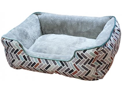 Nobby Classic plüss ágy TONIS világosszürke 60x50x18cm