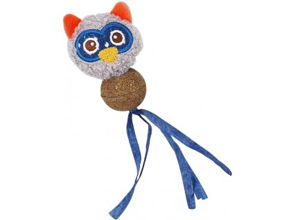 Nobby hračka pre mačky Sova s lisovaným Catnipom 15 cm