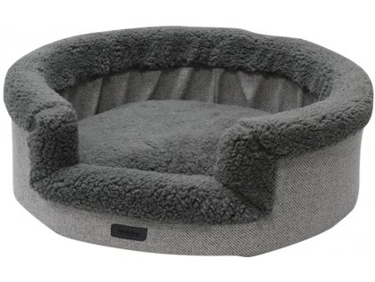 Nobby okrągłe legowisko dla psa JASIN szare zdejmowane pokrycie 70x65x19cm  + 3% SLEVA se Slevovým kupónem: bonus