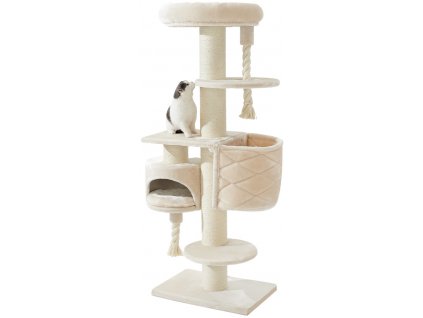 Nobby Cupid XL Kratzbaum mit Tasche für Katzen 165 cm creme + 3% SLEVA se Slevovým kupónem: bonus