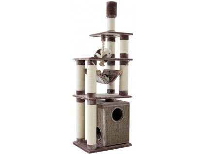 Nobby Telde scratching post for cats ceiling mount 232-252cm cappuccino