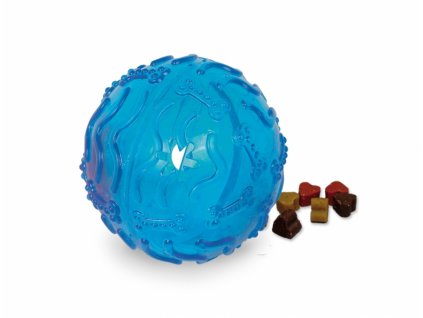 Nobby TRP Snack Ball plnící hračka velká 10cm modrá  + 3% SLEVA se Slevovým kupónem: bonus