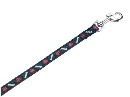 Nobby MINI Textilleine 120cm / 10mm schwarz + 3% SLEVA se Slevovým kupónem: bonus
