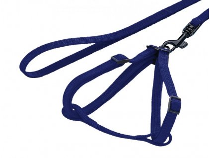 Nobby set blue harness with leash for rabbit