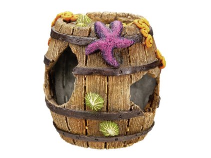 Nobby aquarium decoration barrel 8.5 x 8.5 x 9 cm