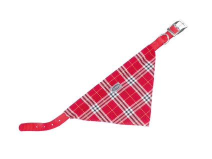 Nobby Scarf collar with scarf for dog 57cm red