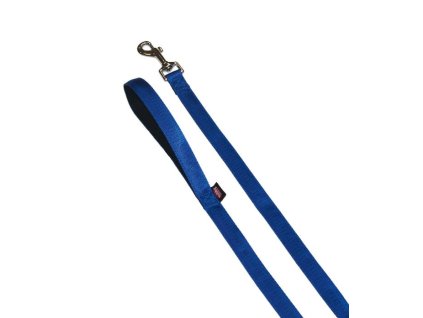 Nobby SOFT GRIP nylon leash 120cm / 25mm blue