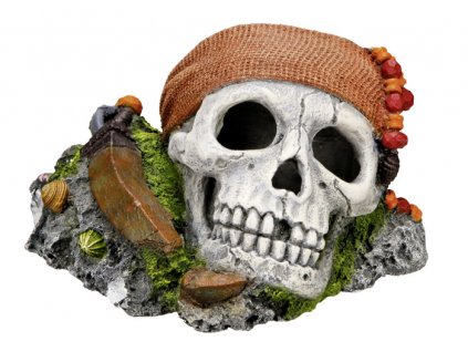 Nobby akvarijní dekorace pirátská lebka 14,5 x 12,5 x 8,5 cm  + 3% SLEVA se Slevovým kupónem: bonus