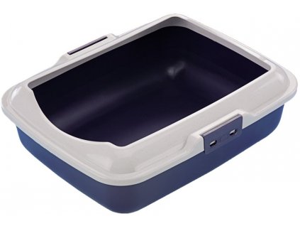 Nobby low toilet with rim for cats 50x40x16cm blue