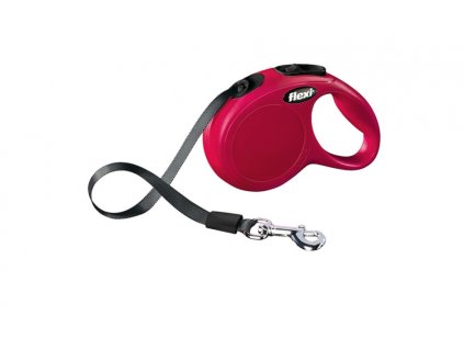 Pas Flexi NEW CLASSIC XS 3m/12kg czerwony