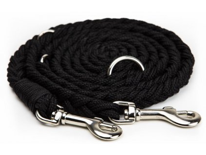 Nobby geflochtene Leine SM 200cm 16mm schwarz  + 3% SLEVA se Slevovým kupónem: bonus