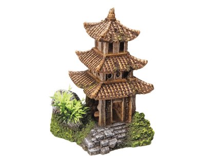 Decor pentru acvariu Nobby Templu asiatic 10 x 9 x 14,5 cm  + 3% SLEVA se Slevovým kupónem: bonus