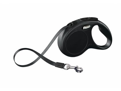 Curea Flexi NEW CLASSIC S 5m/15kg negru