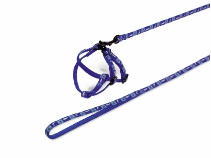 Nobby Carrot blue harness and leash for rabbit