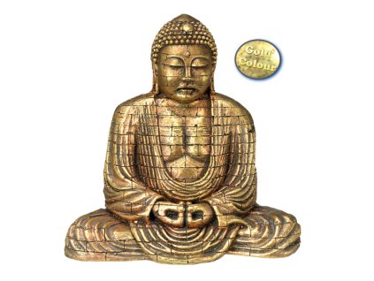 Nobby akvárium dekoráció arany Buddha 15,5 x 9,6 x 15,4 cm  + 3% SLEVA se Slevovým kupónem: bonus