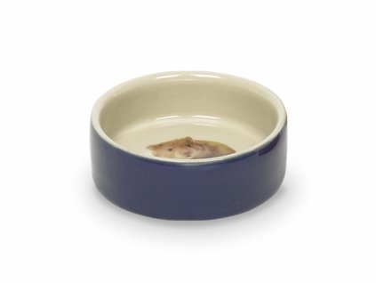 Nobby Hamster keramická miska hlodavec 7,5 x 2,5 cm modrá