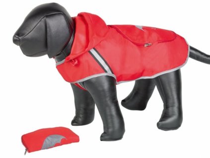 Nobby Rainy red reflective raincoat for dog 36cm