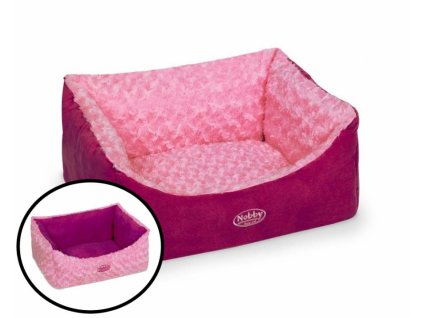 Łóżko dwustronne Nobby Arusha różowe 45x40x18cm + 3% SLEVA se Slevovým kupónem: bonus