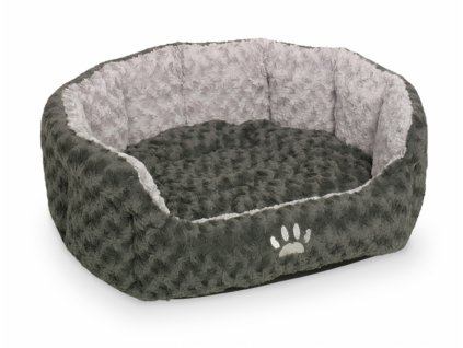 Łóżko owalne Nobby Seoli szare 55x50x21cm  + 3% SLEVA se Slevovým kupónem: bonus