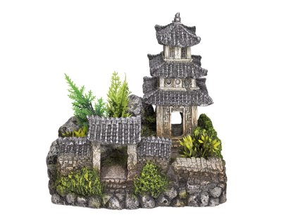 Decor pentru acvariu Nobby Templu asiatic 18,5 x 14,2 x 17 cm  + 3% SLEVA se Slevovým kupónem: bonus