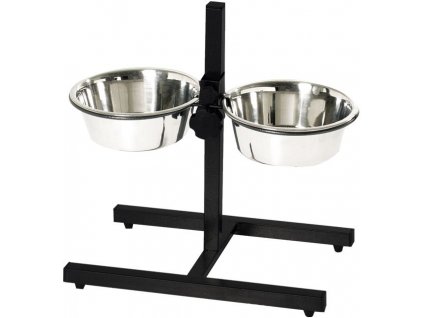 Nobby adjustable stand with bowls 2 x 1.6l