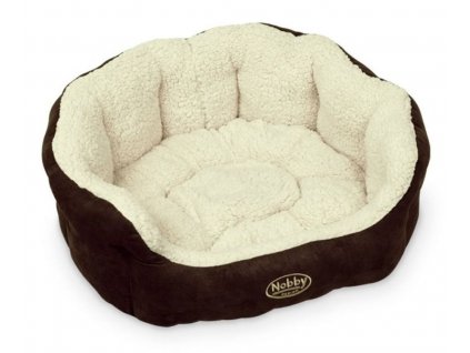 Nobby Taika bed lamb look 86x70x24cm