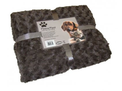 Nobby Super Soft fleece blanket 100x150cm brown
