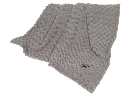 Nobby Super Soft fleecová mäkká deka 100x150cm svetlo šedá
