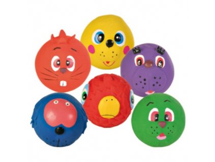 Nobby Face Ball toy latex ball 7cm 1pc