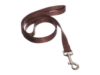Nobby CLASSIC nylon leash 120cm / 10mm brown