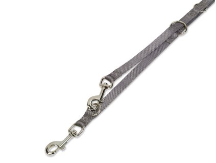 Nobby CLASSIC vodítko nylon 200cm / 15mm šedá