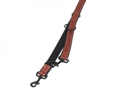 Nobby Classic Reflect Soft leash neoprene 200cm / 15-20mm terracotta