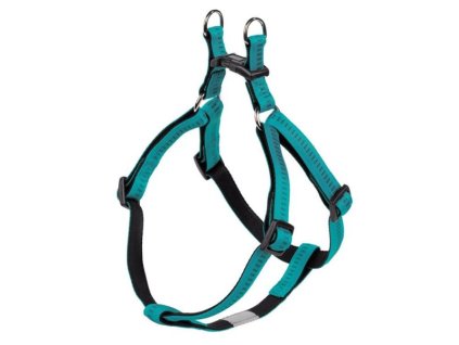 Nobby SOFT GRIP harness nylon ML 50-72cm / 20mm turquoise