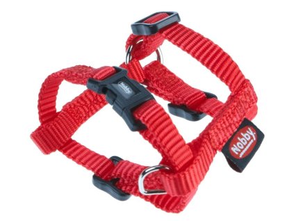 Nobby CLASSIC postroj nylon ML 50-70cm / 20mm červená