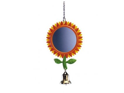 Nobby hanging mirror flower for parrots 17cm