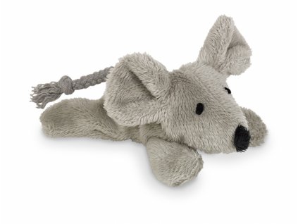Nobby plush mouse with a rustling body 9 cm