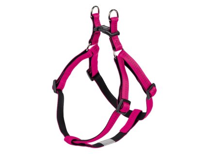 Nobby SOFT GRIP postroj nylon L-XL 60-86cm / 25mm ružová