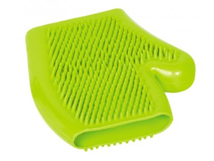 Nobby cleaning and massage gloves green 16x18cm