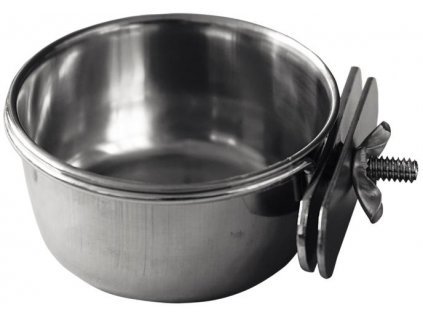 Nobby stainless steel bowl for hanging in the cage 13cm 600ml