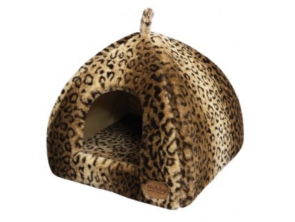 Nobby Alanis jeskyně leopard hnědá 40x40x35cm  + 3% SLEVA se Slevovým kupónem: bonus