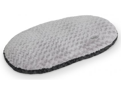 Nobby Seoli soft plush pillow gray 57x37cm