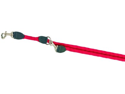 Nobby FUN Royal czerwona smycz lina regulowana 200cm / 9mm  + 3% SLEVA se Slevovým kupónem: bonus