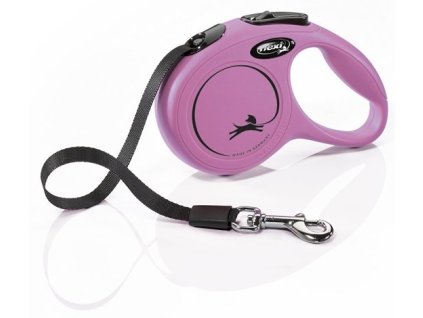 Flexi NEW CLASSIC XS pink leash tape 3m/12kg