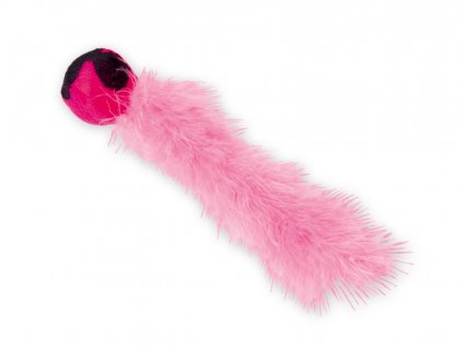 Nobby toy ball with feathers and rattle 4x24cm