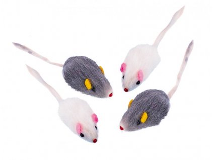Nobby toy plush mouse 4cm (4pcs)