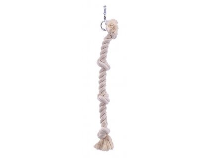 Nobby hanging cotton rope large with 4 knots 67cm