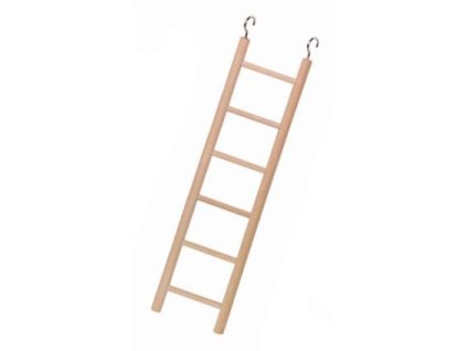 Nobby wooden hanging ladder for parrots 6 rungs 26cm