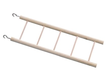 Nobby drevený závesný rebrík pre veľké papagáje 5 priečok 45cm